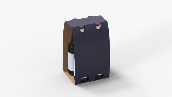 3D Beer Bottles Holder Packaging - TurboSquid 1822363