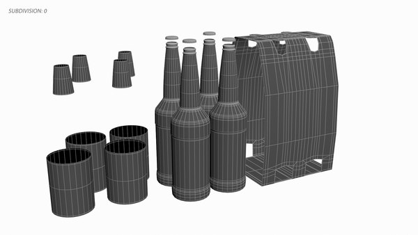 3D Beer Bottles Holder Packaging - TurboSquid 1822363