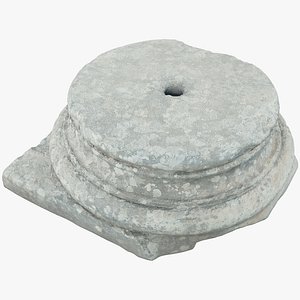 3D Ancient Column Part V3 model
