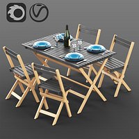 Set of garden furniture La Redoute Myrton