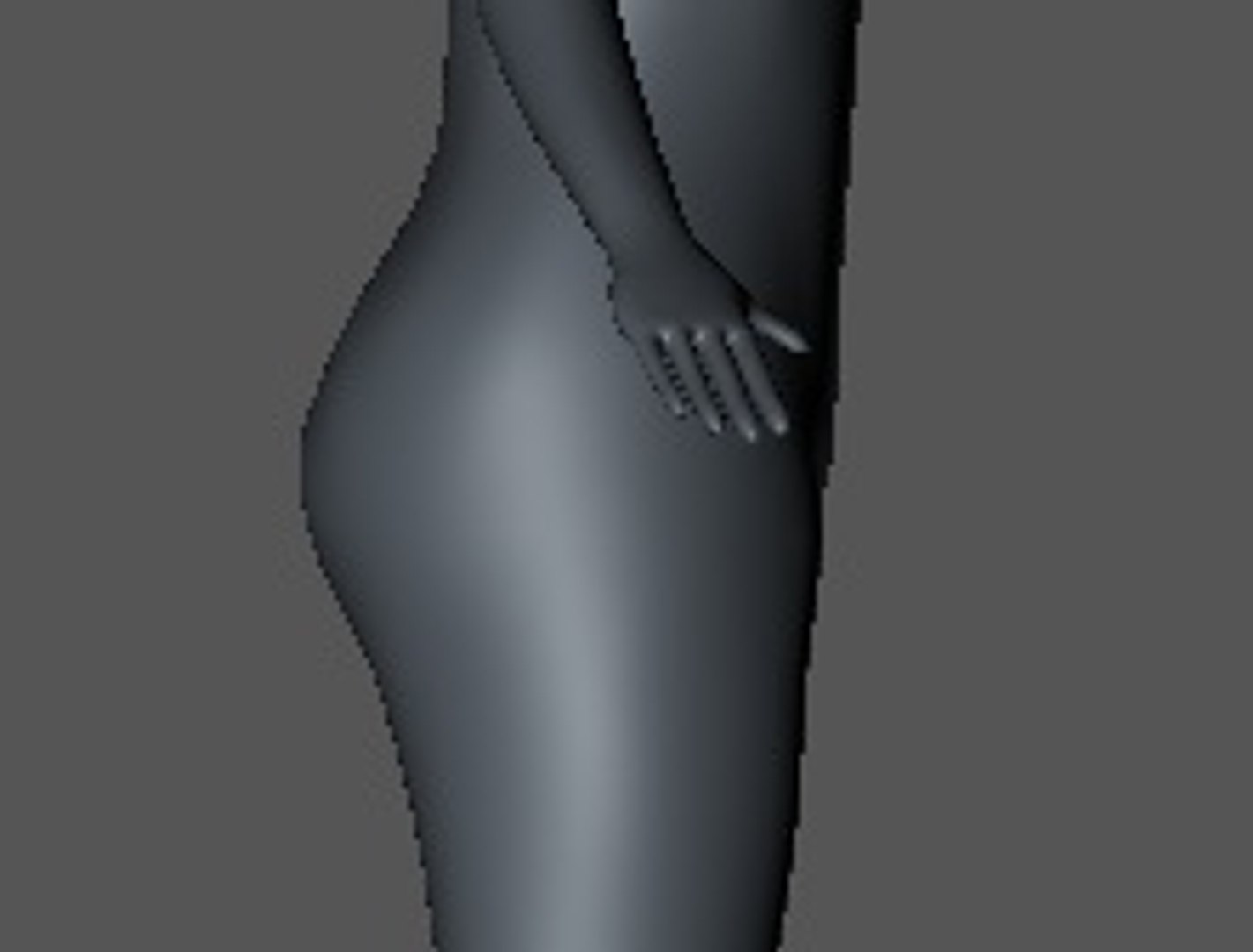 3D untextured woman model - TurboSquid 1461330