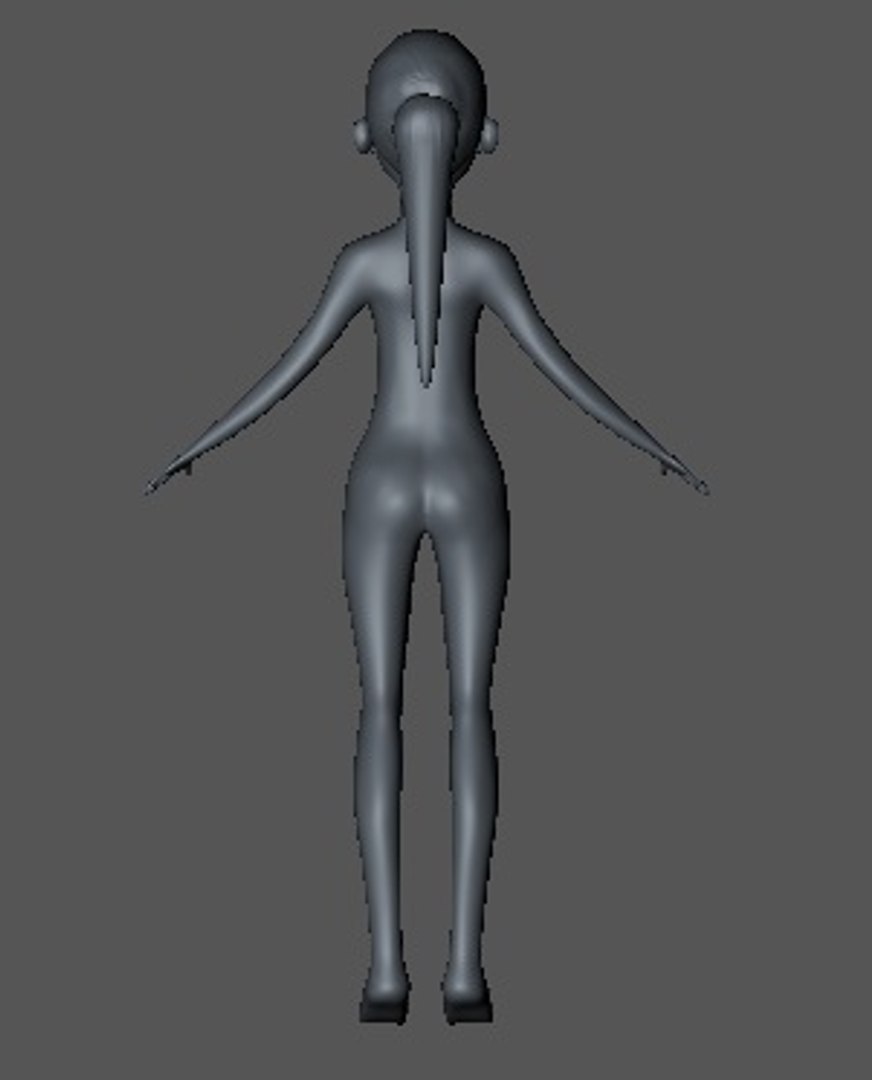 3D untextured woman model - TurboSquid 1461330