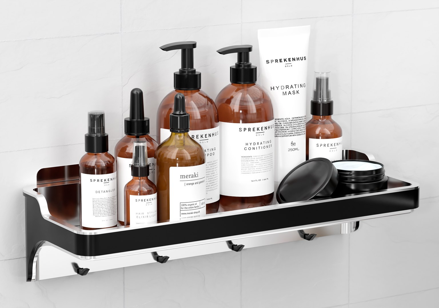 Bathroom Cosmetics Rack 01 Model - TurboSquid 2285789