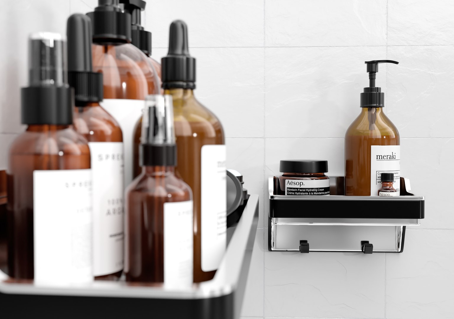 Bathroom Cosmetics Rack 01 Model - TurboSquid 2285789