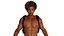 AAA MODÈLE 3D AFRO NEGRO MALE - PERSONNAGE RIGGED GAME READY
