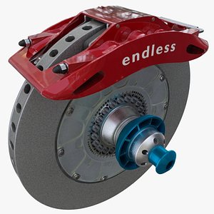 rotor calipers 3d max