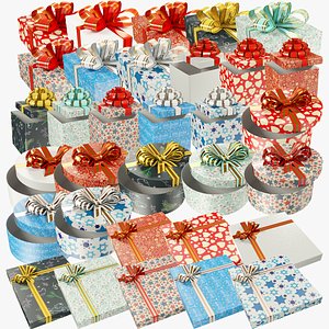 3D set gifts christmas present