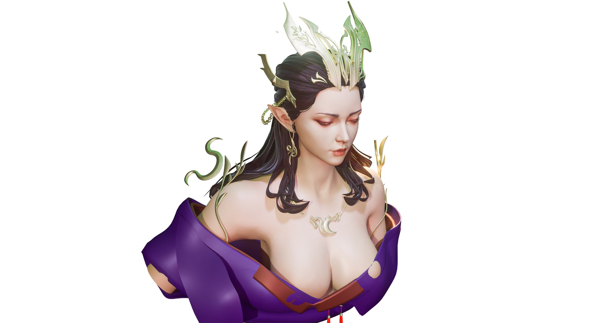 3D model Elf Girl Character Bust https://p.turbosquid.com/ts-thumb/Di/WwIc9J/35/1/jpg/1711720129/1920x1080/fit_q87/779d33c0ab8e9aebb2f033b4c02ef6c501940755/1.jpg