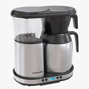 3D Bonavita DIGITAL Design coffee maker black