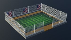 Soccer Stadium - USA 3D model
