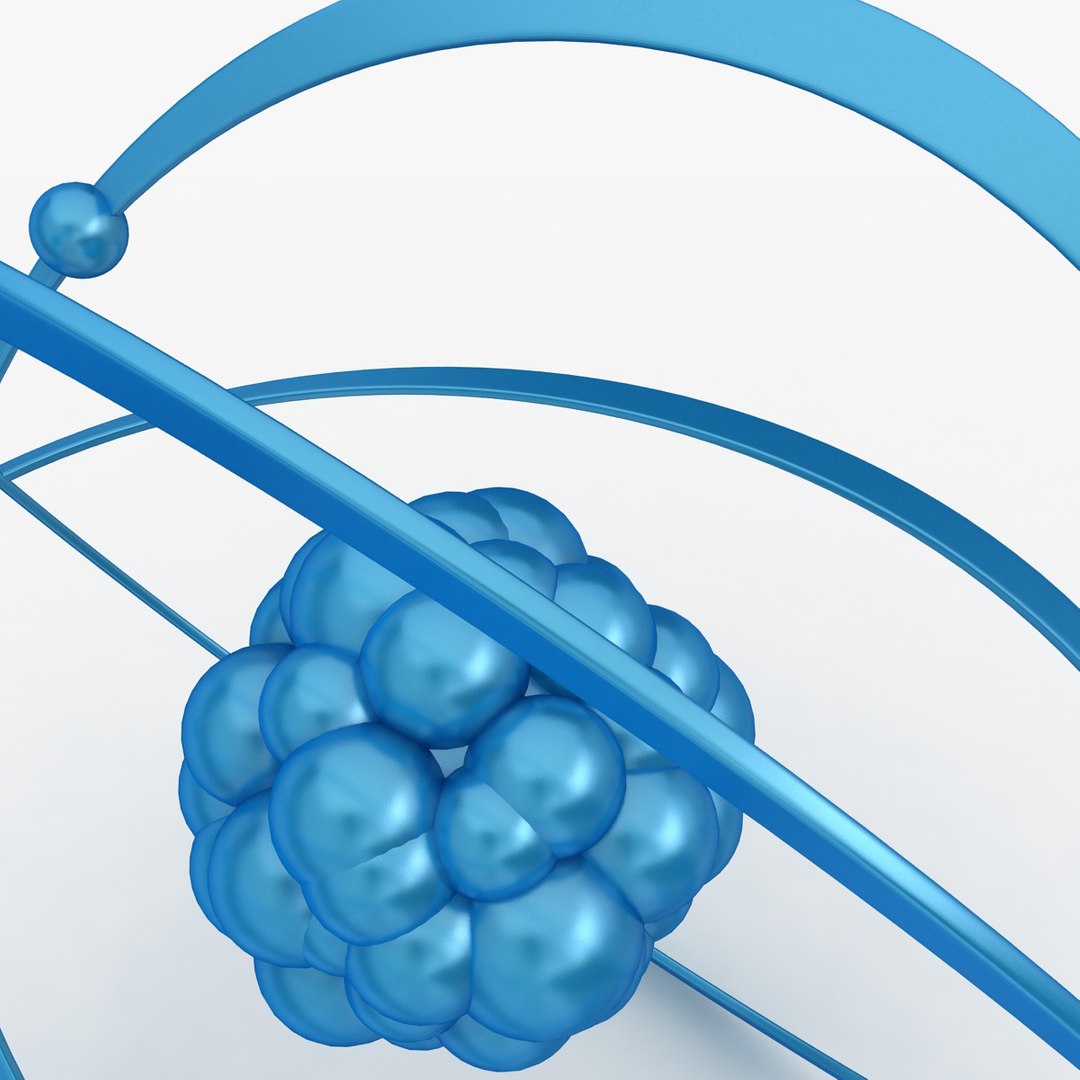 3d Model Atom 2