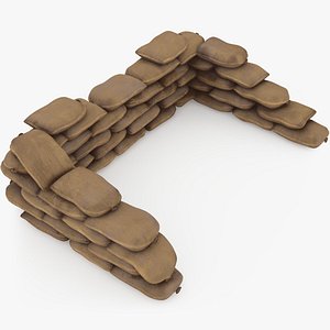 Sand Bag Wall 03
