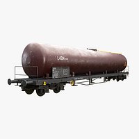 Used nad Rusted Tanker Railcar