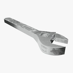 3D model Adjustable wrench