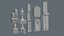 City low Poly 4 Tile pack