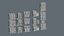 City low Poly 4 Tile pack