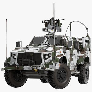 3D JLTV M1278 - NATO Winter Snow Camouflage