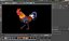 Gehendes Modell 3D des Hahns