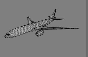 3D model boeing 777