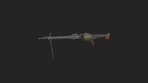 3D Pistol 3D Model 023