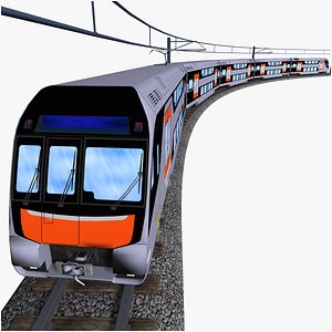 3D sydney trains - nsw d-set - australian electric passenger train model