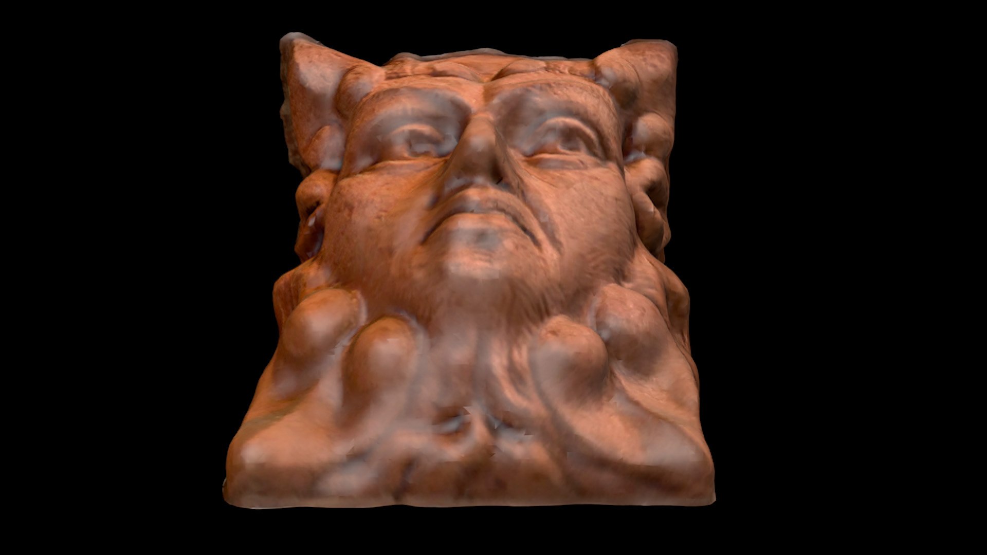 3D Midievil-wooden-face model - TurboSquid 2139375