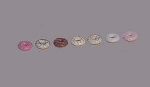 3D Doughnuts model