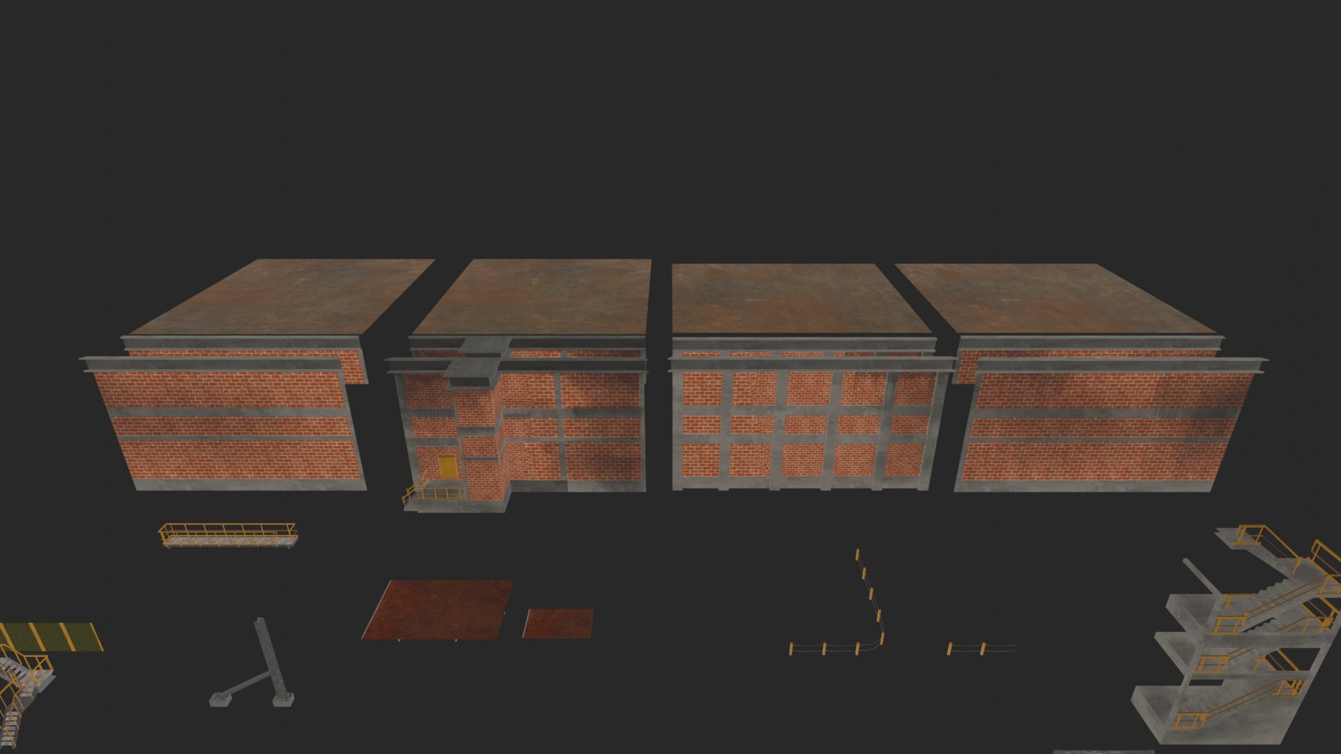 Modular Industrial Pack 3D Model - TurboSquid 2494226