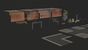 Modular Industrial Pack 3D model