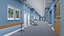 Hospital Hallway and Ward Interiors