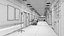 Hospital Hallway and Ward Interiors