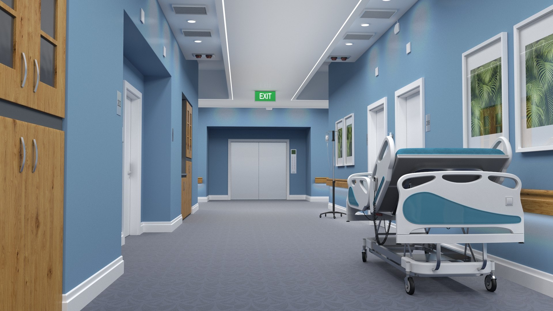 Hospital Hallway and Ward Interiors model https://p.turbosquid.com/ts-thumb/Di/rsOL93/Es/8/jpg/1669902567/1920x1080/fit_q87/33f2a2eccf49a75e1c1fcdfd3a5011b48a10890d/8.jpg