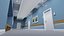 Hospital Hallway and Ward Interiors