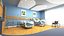Hospital Hallway and Ward Interiors