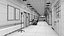 Hospital Hallway and Ward Interiors