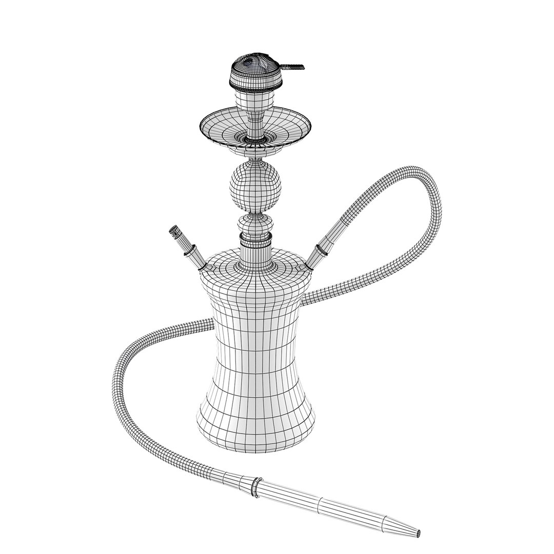 Hookah temple 45 smoke 3D model - TurboSquid 1632493