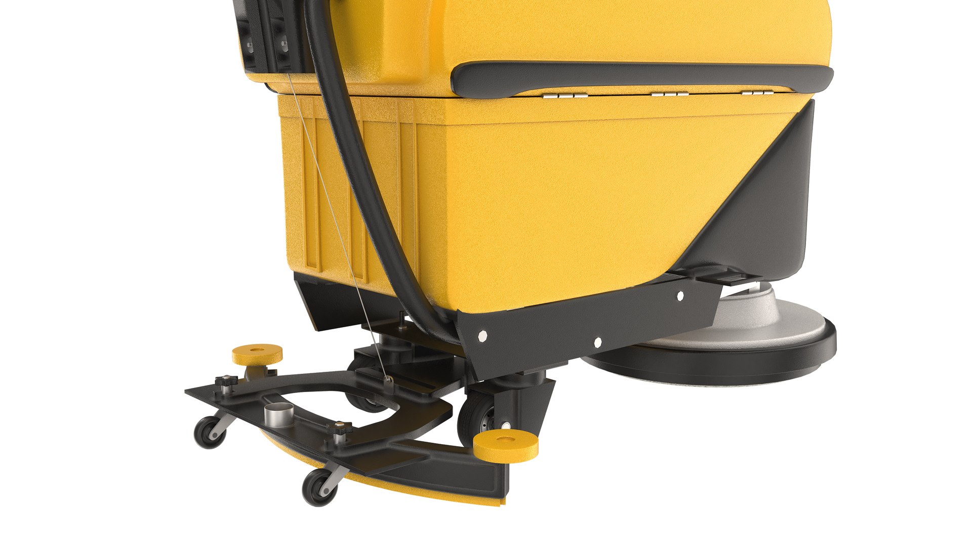Floor Cleaning Machine Yellow Model - TurboSquid 2282656