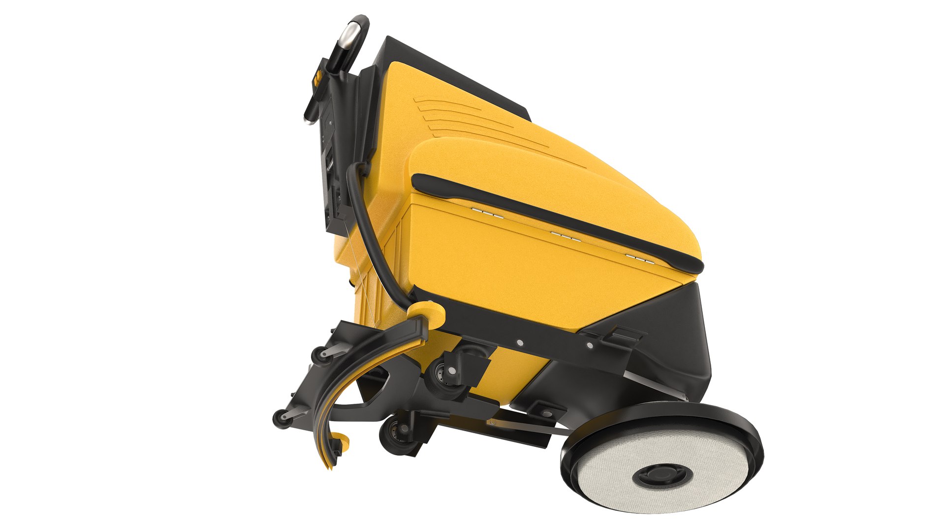 Floor Cleaning Machine Yellow Model - TurboSquid 2282656