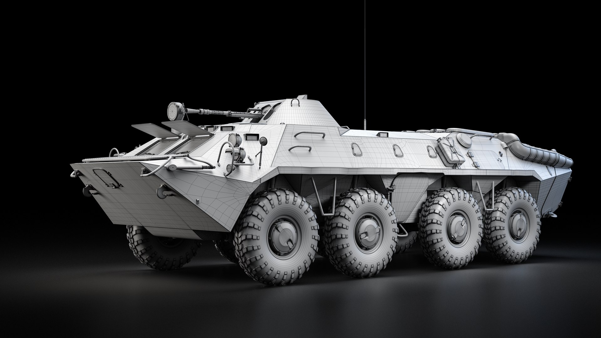 3D BTR-70 APC High-Poly 3D Model - TurboSquid 2155852