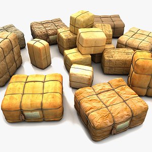 old post package 3d obj