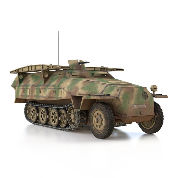 Sd kfz 251 7 3D model - TurboSquid 1380905