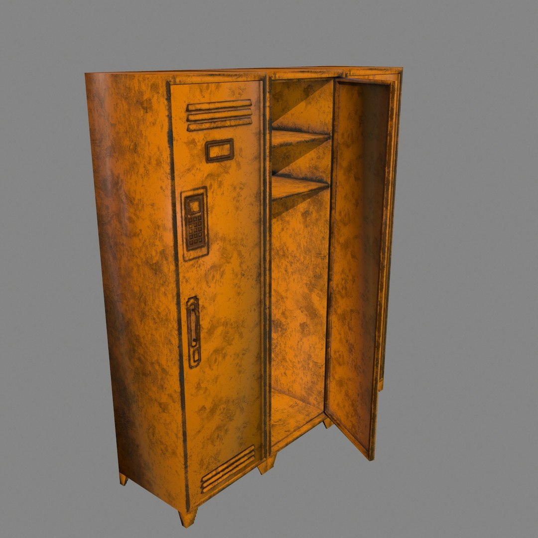 Locker 3D Model - TurboSquid 1303594
