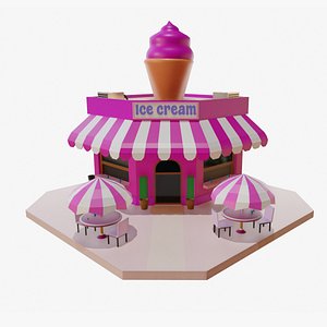 Low Poly Ice Cream