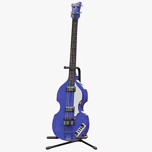 3D model Hofner Violin Bass Guitar PBR