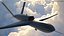 Stealth Combat Unmanned Aerial Vehicle Black