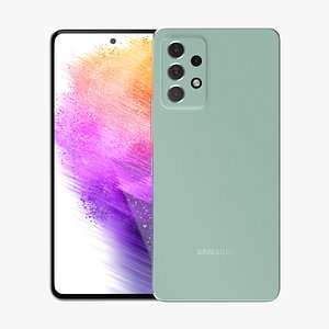 Samsung Galaxy A73 Mint 3D model