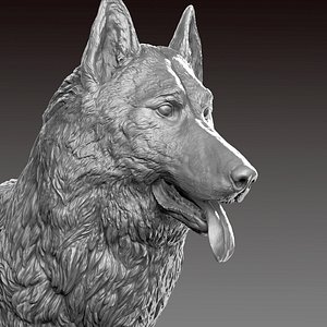german shepherd realistic model