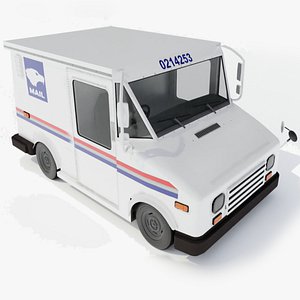 Mail Truck 3D model