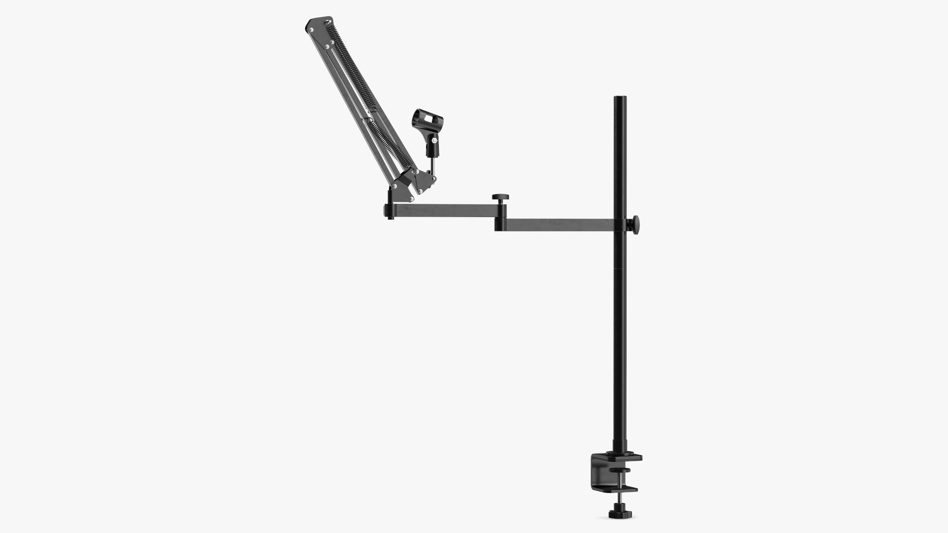 Adjustable Flexible Mic Arm Boom Stand ULANZI 3D model preview