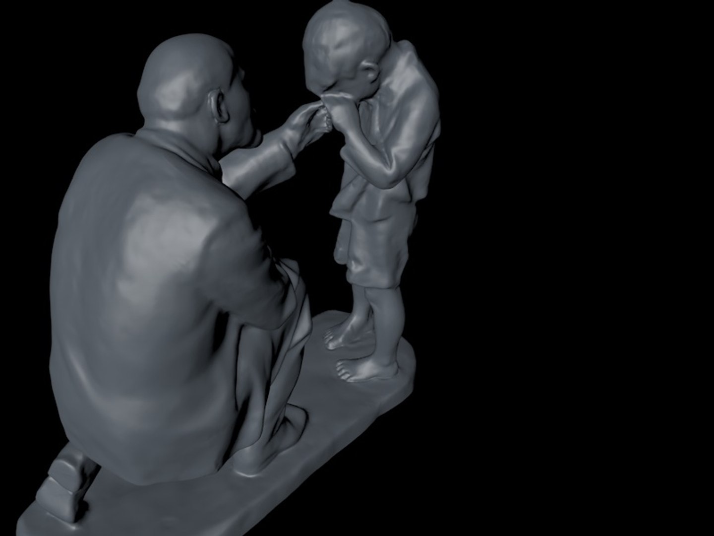 3D Lenin Crying Boy Model - TurboSquid 1516278